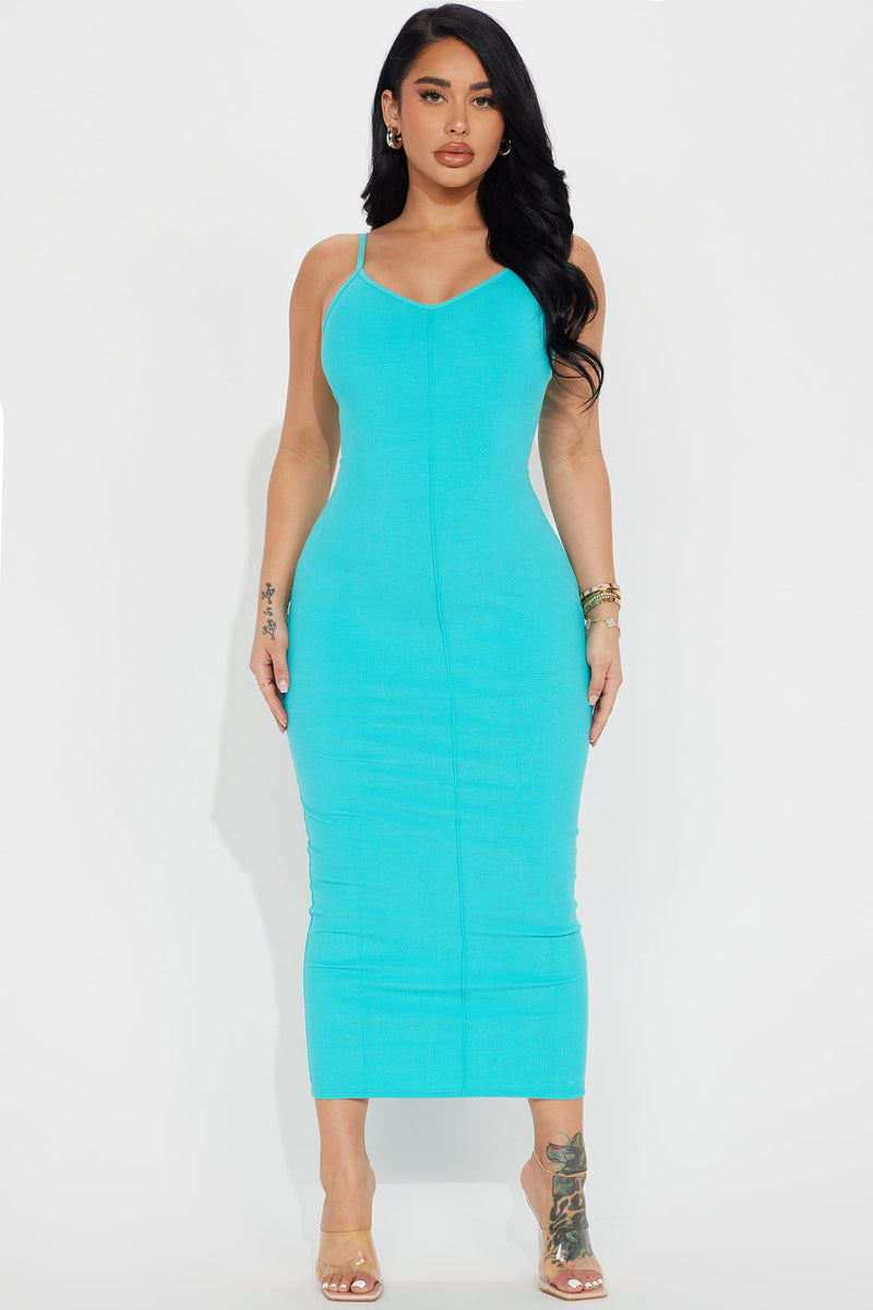 Simple Life Maxi Dress Aqua Fashion Nova Dresses Fashion Nova 2625