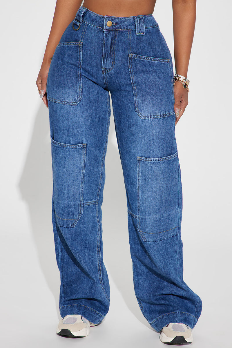 Take The Blame Stretch Bootcut Jean - Medium Wash