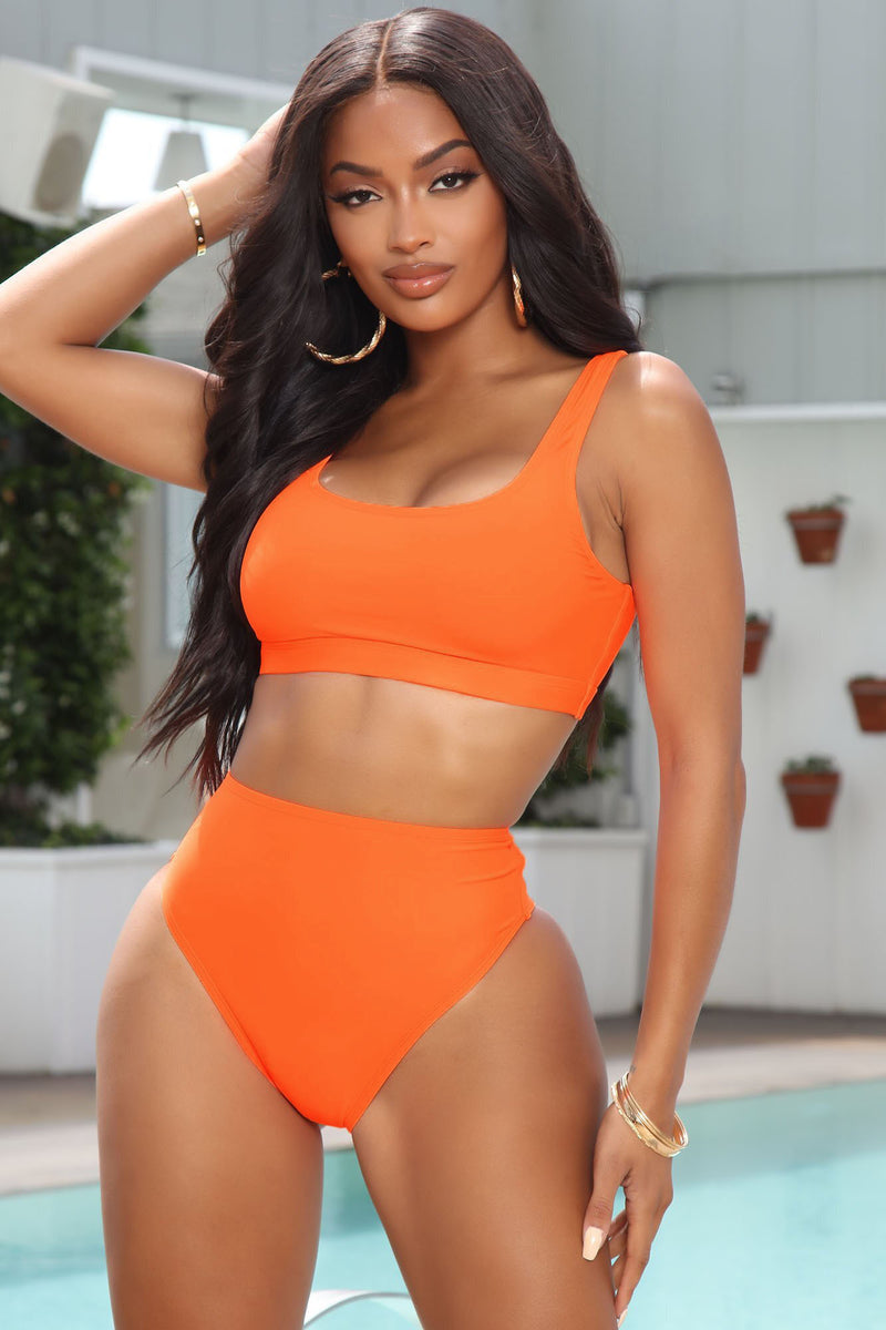 Neon Coral Swimsuit -  Canada