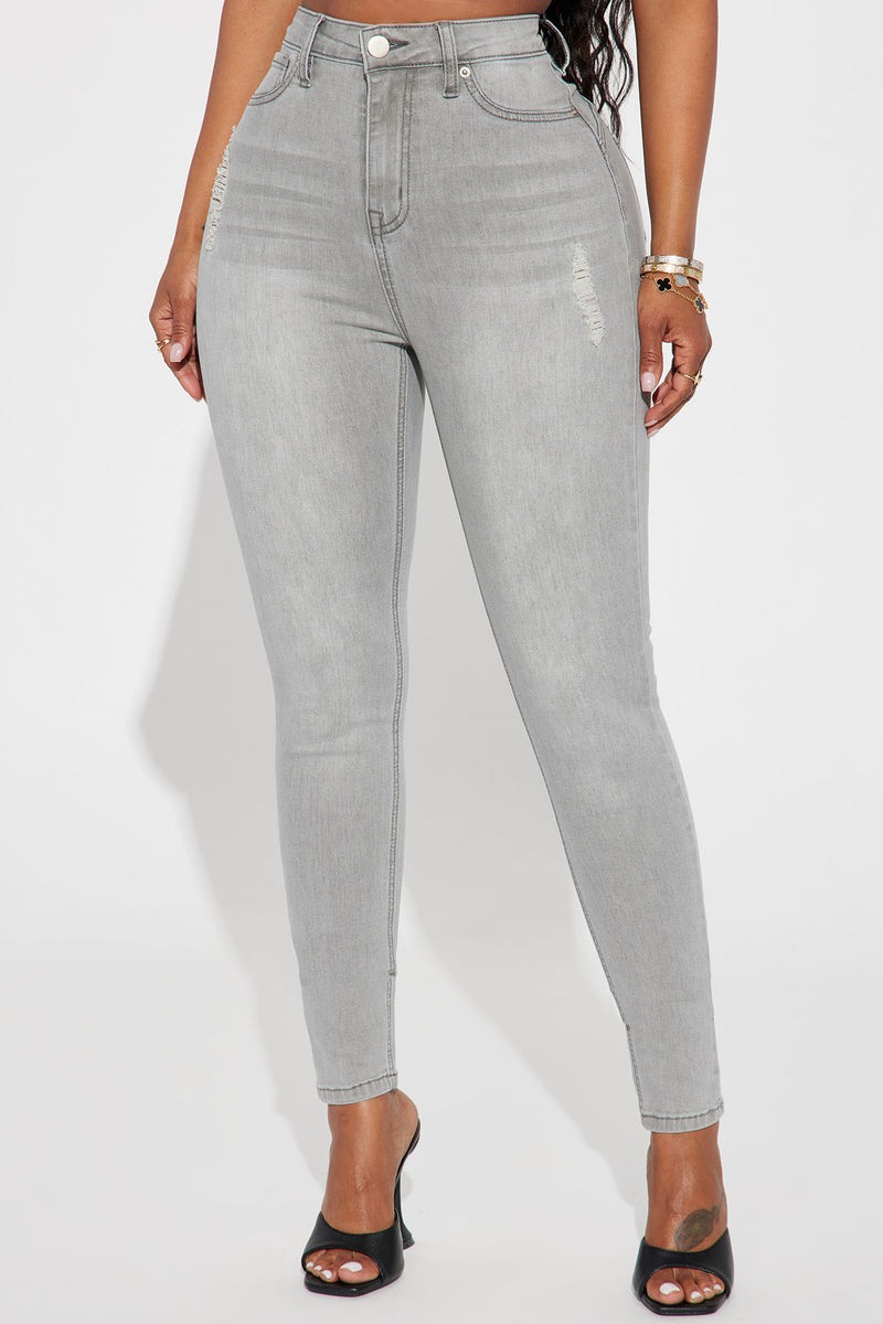 Grey Nova Booty Ripped | Nova, Rise Lifting - Stretch Fashion Fashion Skinny High Beacon | Jeans Jeans