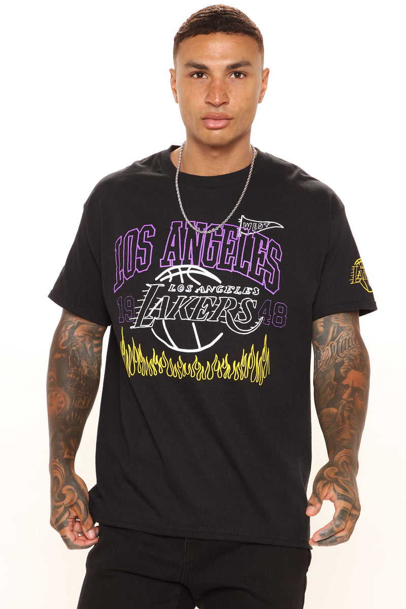 LA Lakers Men's Basketball Sports Long Sleeve T-Shirts – Nova Fashion Shop