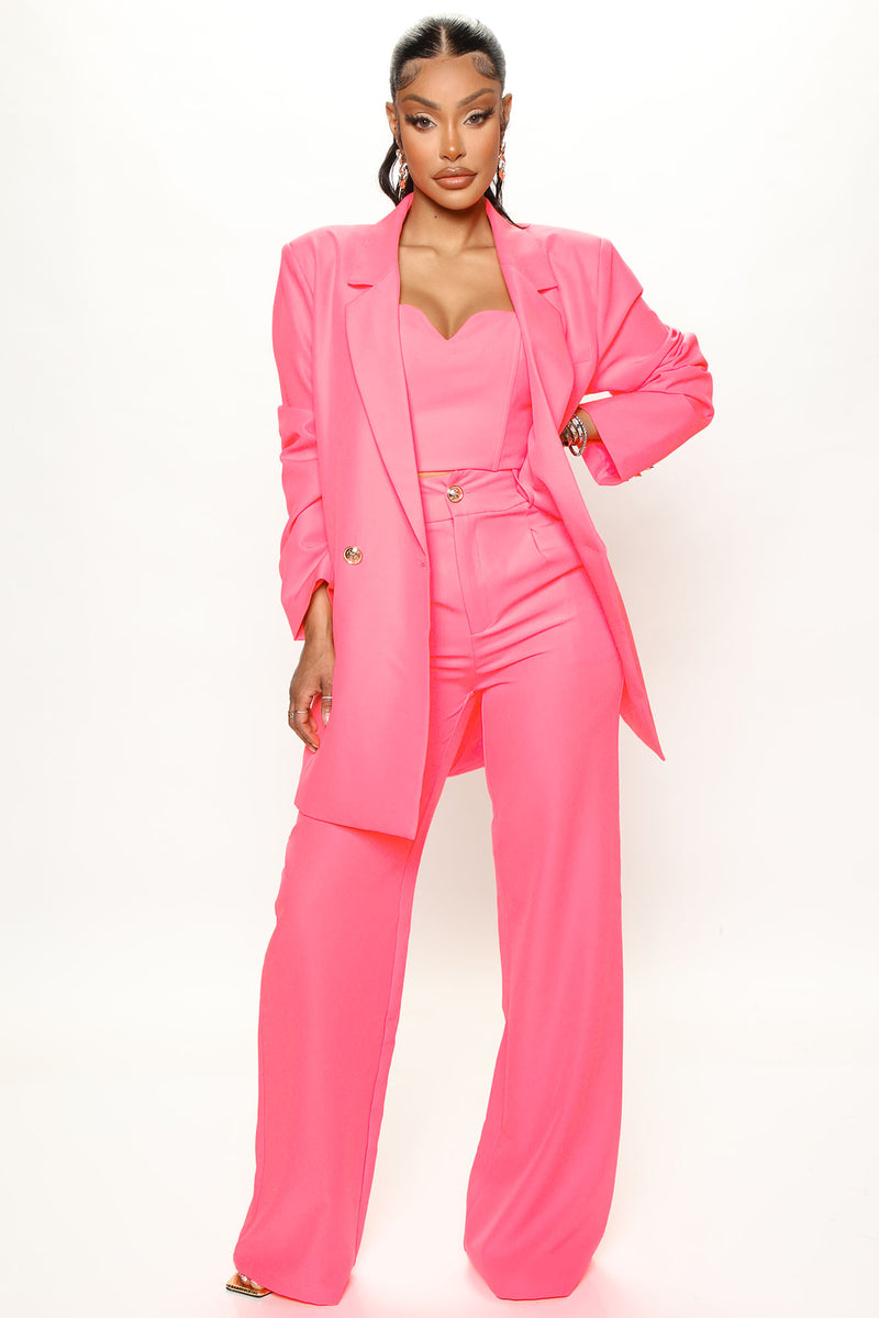 Makenzie Pant Set - Hot Pink