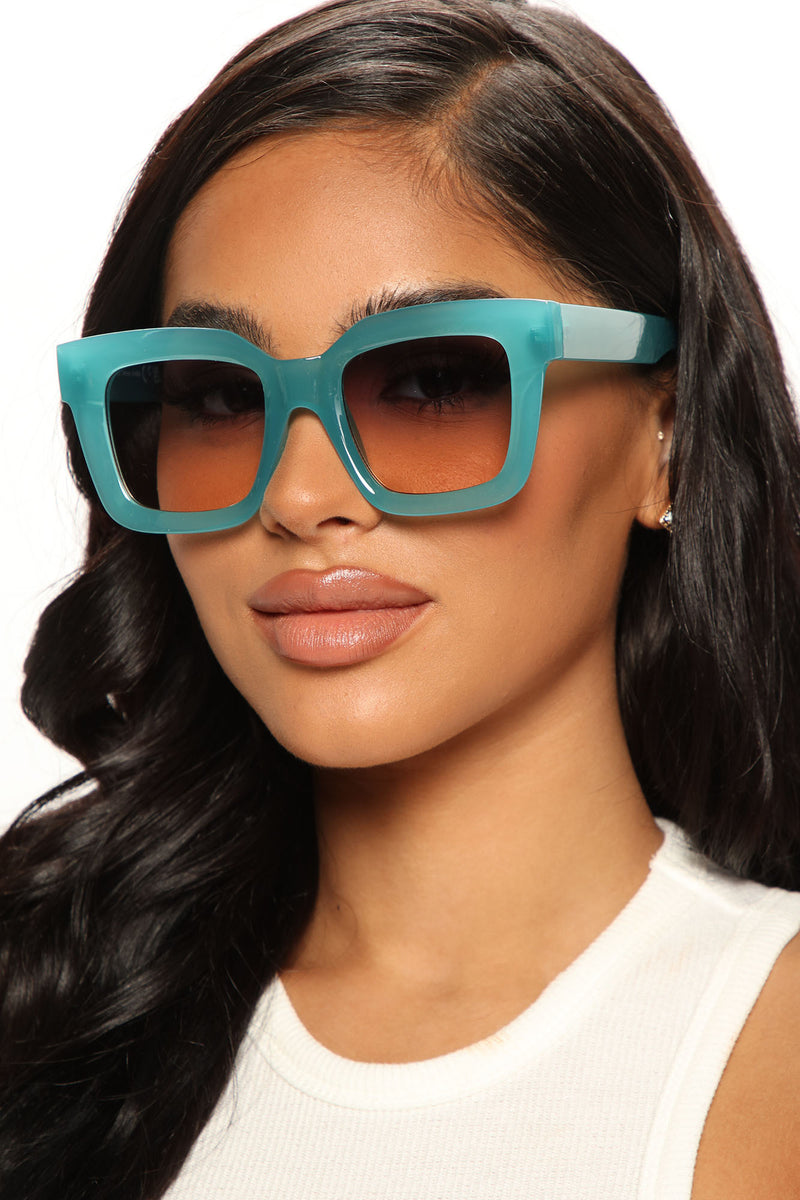 Just For Fun Sunglasses Teal Fashion Nova Sunglasses Fashion Nova