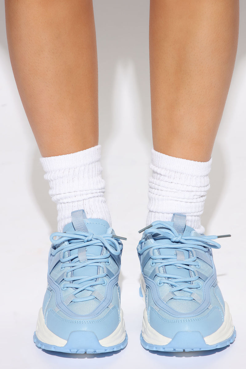Running On Sneakers - Blue, Fashion Nova, Shoes
