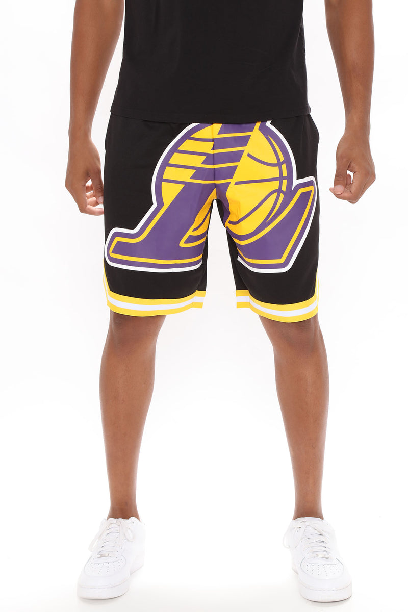 Los Angeles Lakers Kids Shorts, Lakers Mesh Shorts, Performance