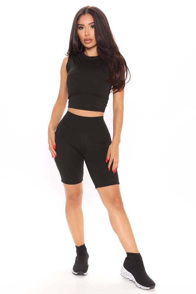 Black biker shorts cheap fashion nova