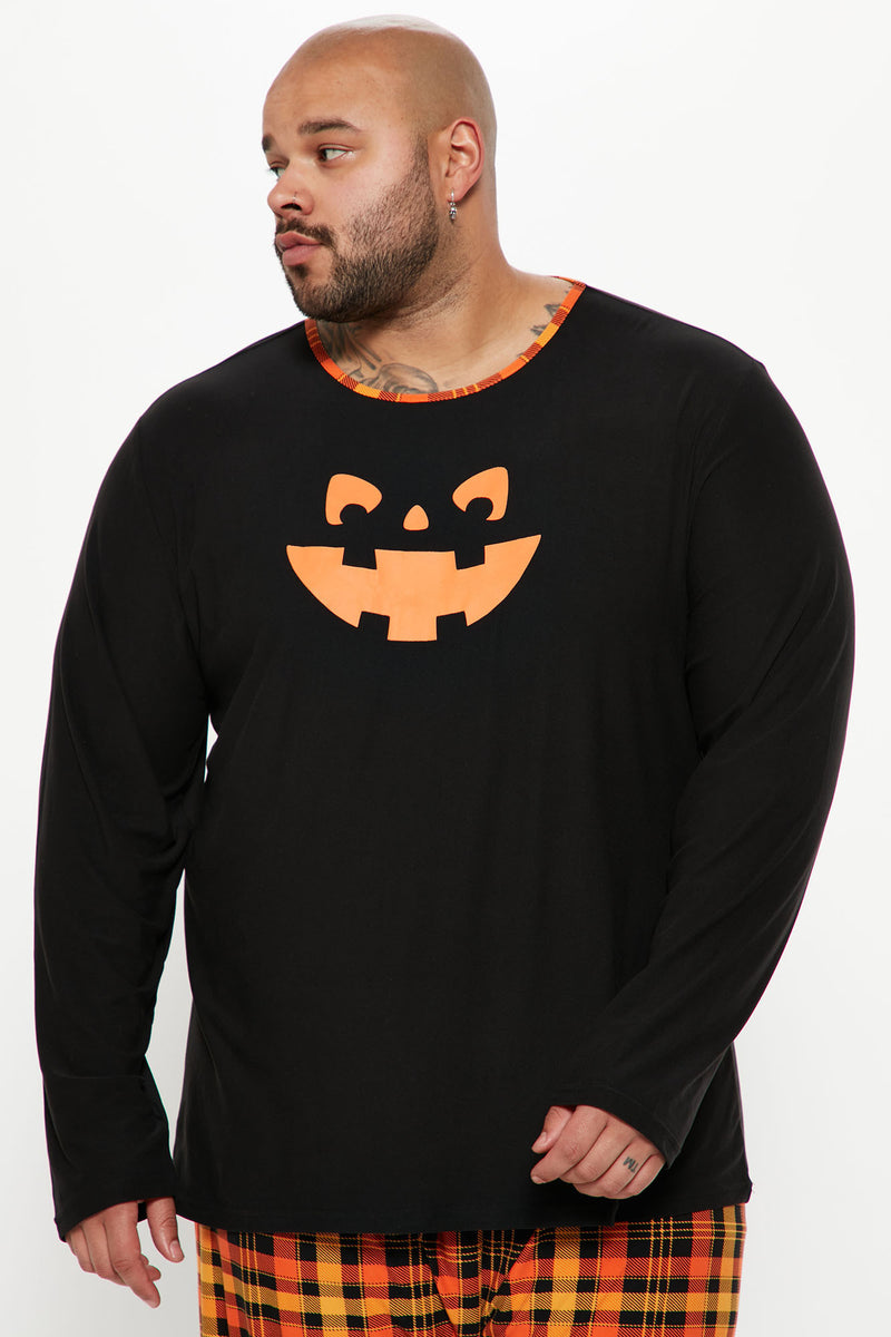 Dadcula Halloween PJ Set - Orange, Fashion Nova, Mens Costumes