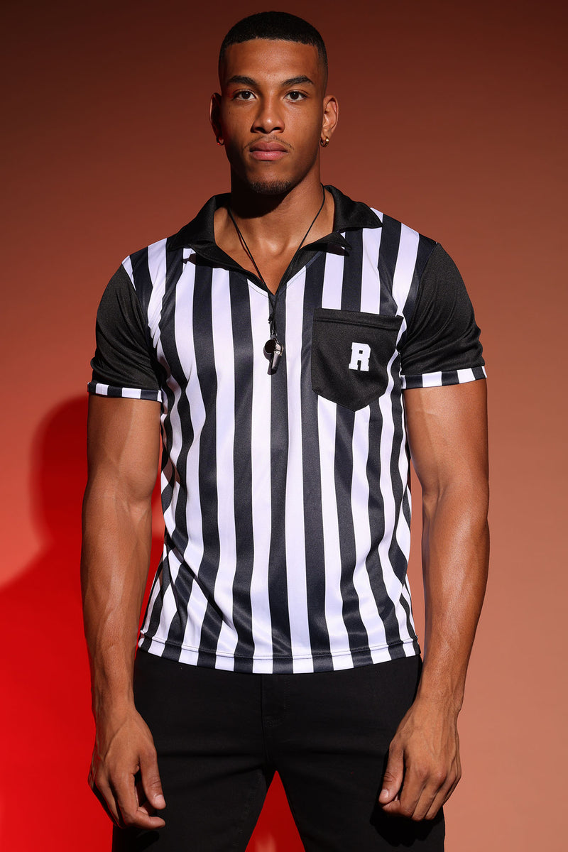 Men's Official Referee 1/4 Zip Short Sleeve Jersey