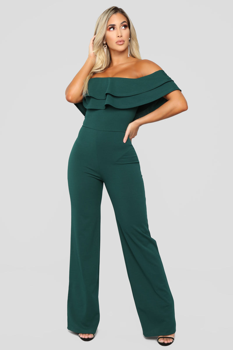 Ready To Ruffle Jumpsuit - Black, Fashion Nova, Jumpsuits