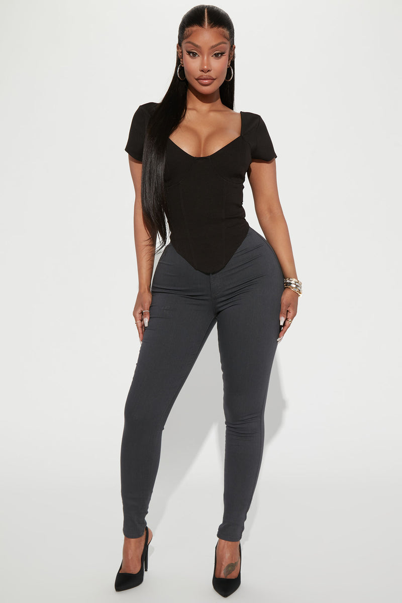 Women's Saralynn Top in Black Size XS by Fashion Nova