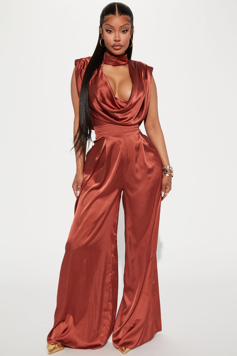 Leann Satin Jumpsuit - Coco | Fashion Nova, Jumpsuits | Fashion