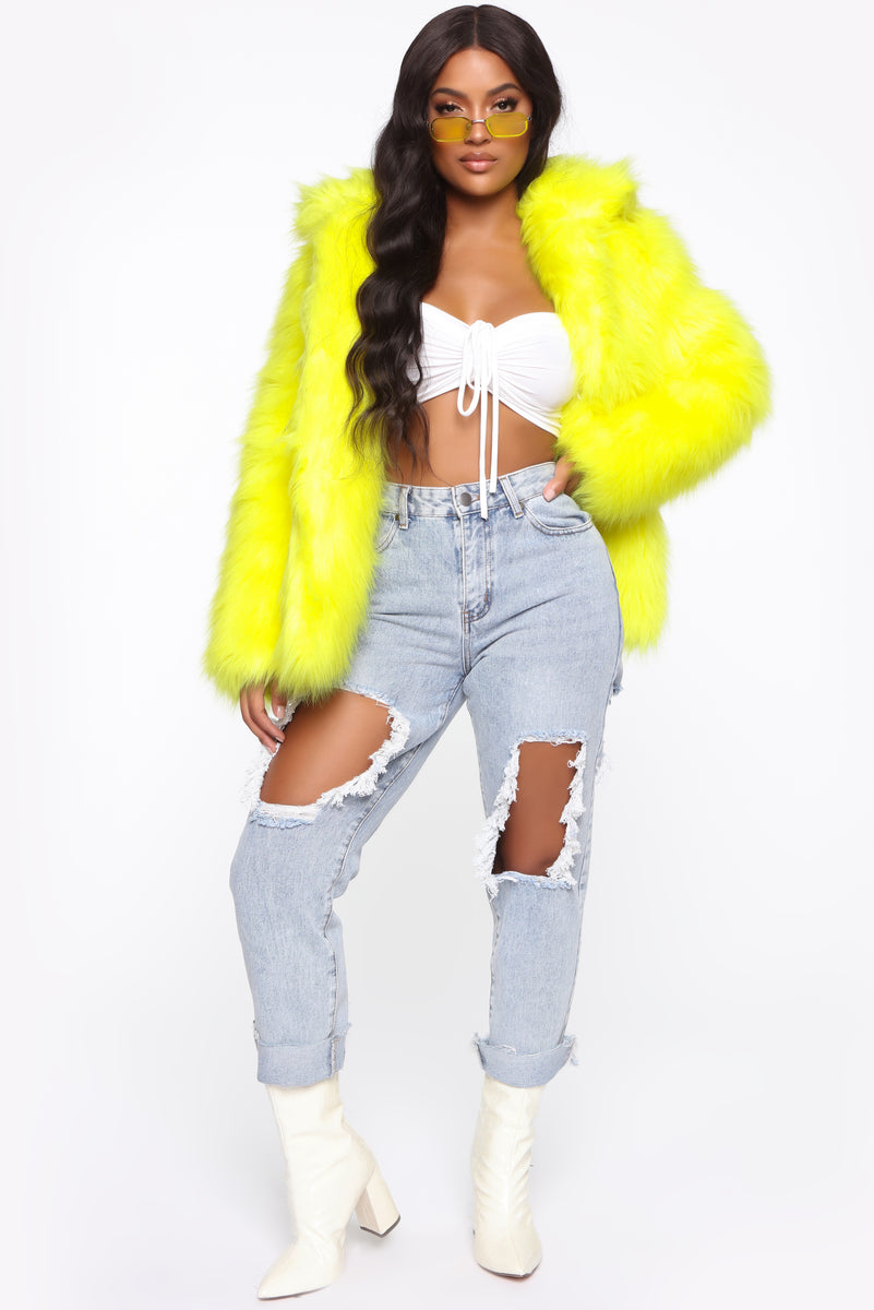 Fashion nova sale yellow jacket