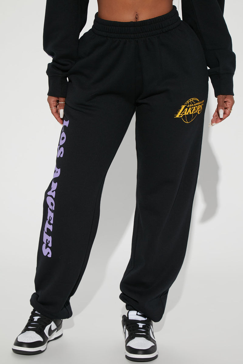 Lakers Court Side Jogger - Black  Fashion Nova, Screens Tops and