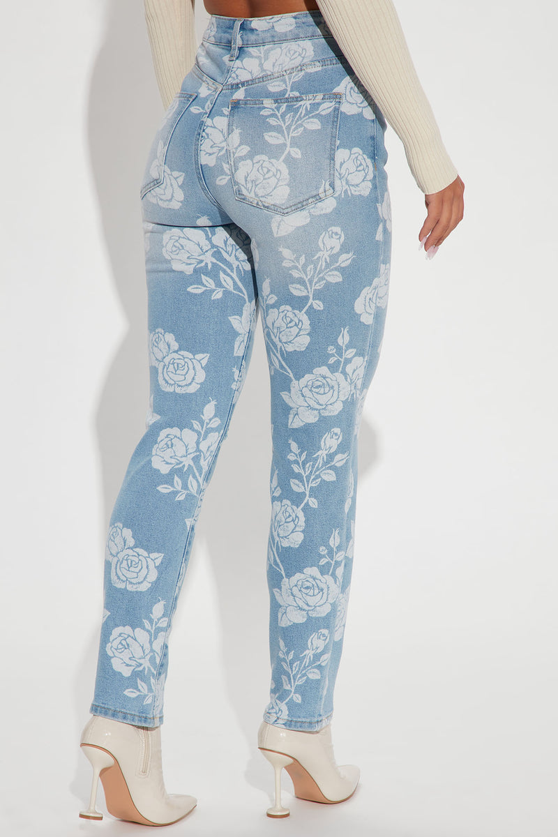 Tall Lily High Rise Cargo Jeans - Medium Blue Wash, Fashion Nova, Jeans