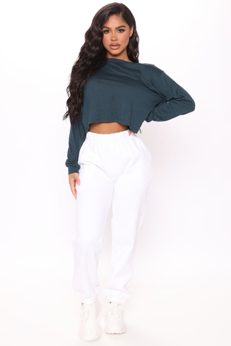 New York Cropped Tee - Teal  Fashion Nova, Screens Tops and