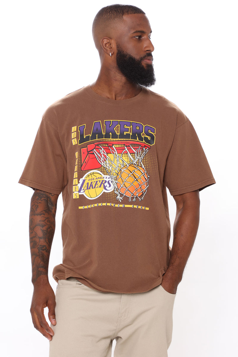 Lakers Halftime T-Shirt Dress - Black, Fashion Nova, Screens Tops and  Bottoms