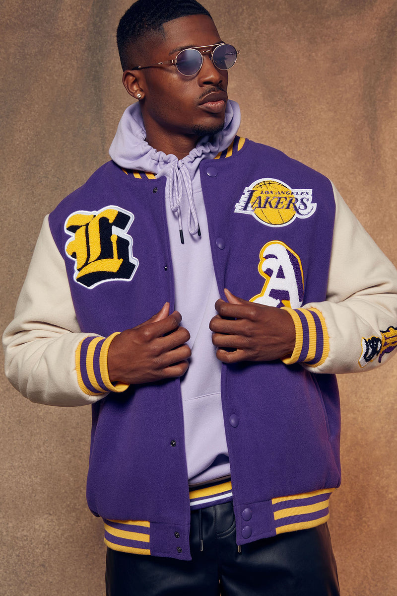 Los Angeles Lakers NBA Varsity Jacket Casual Limited Edition Reserva Brazil  2022