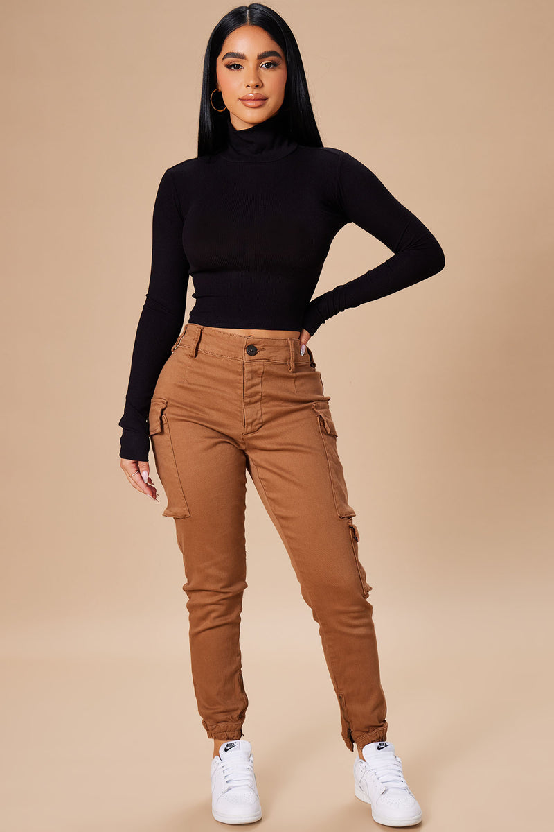 Kalley Cargo Pants - Tan, Fashion Nova, Pants