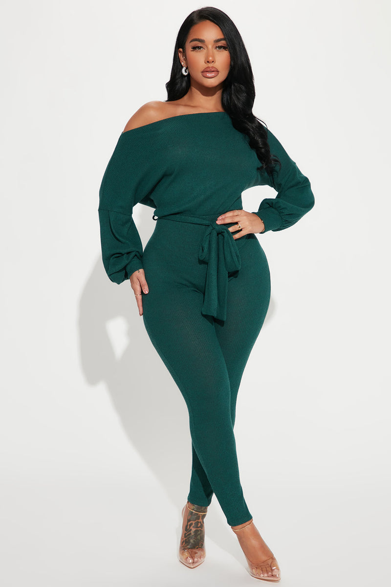 Sexy Emerald Green Hoodie Womens Jumpsuit With Zipper, V Neck, And Long  Sleeves For Autumn/Winter From Zhenhuang, $25.61