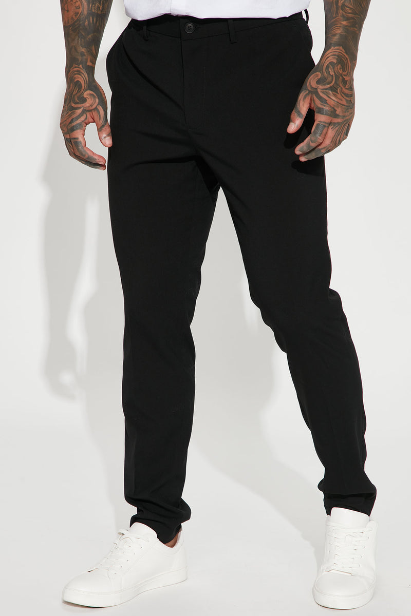The Modern Stretch Slim Trouser - Black