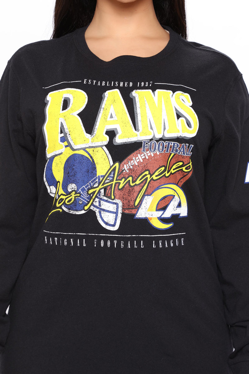 Los Angeles Rams Women's Shirt Medium Jersey '47 Gray