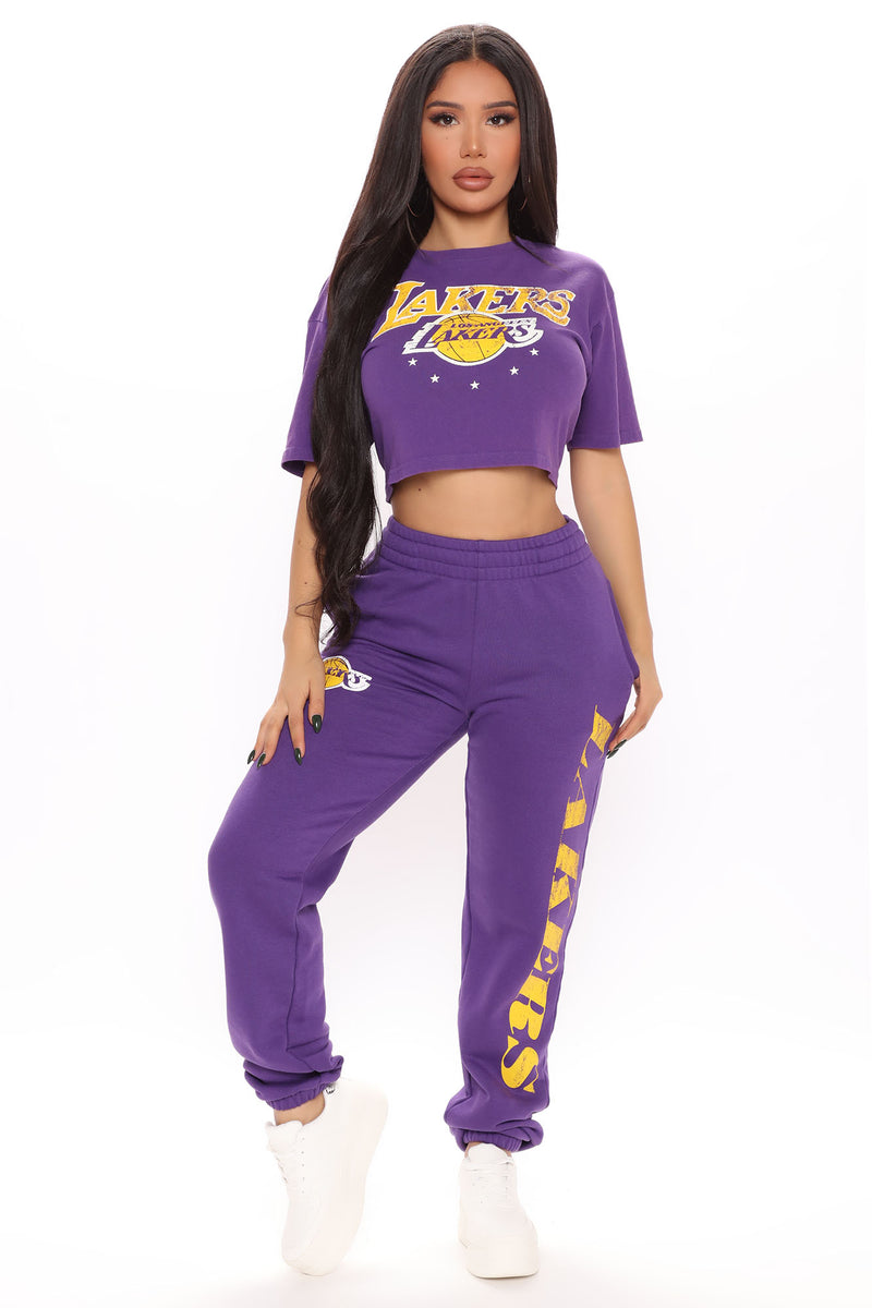 NBA Head Coach Lakers Jersey Top- Purple, Fashion Nova, Screens Tops and  Bottoms