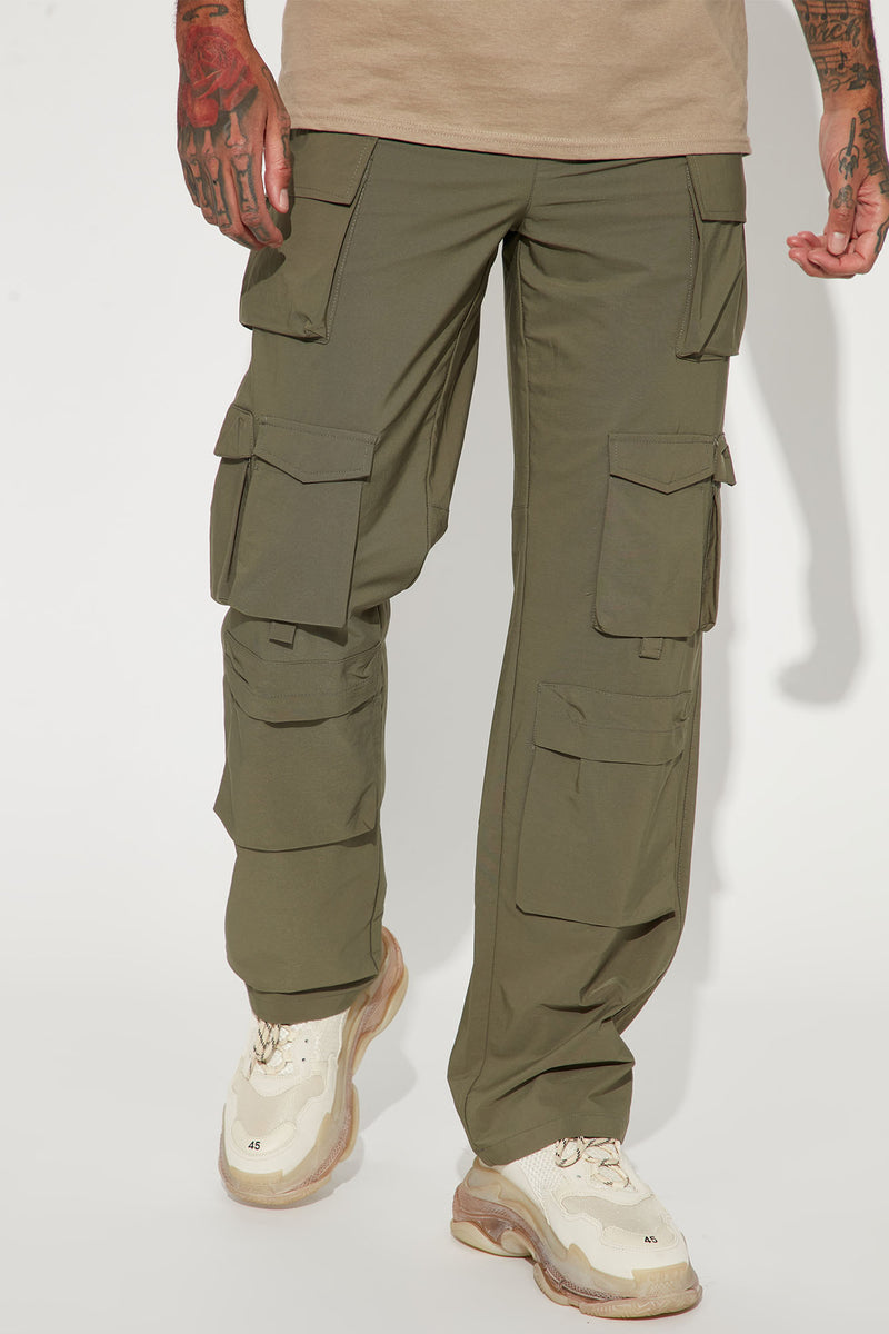 Relax A Bit Cargo Pants - Olive | Fashion Nova, Mens Pants