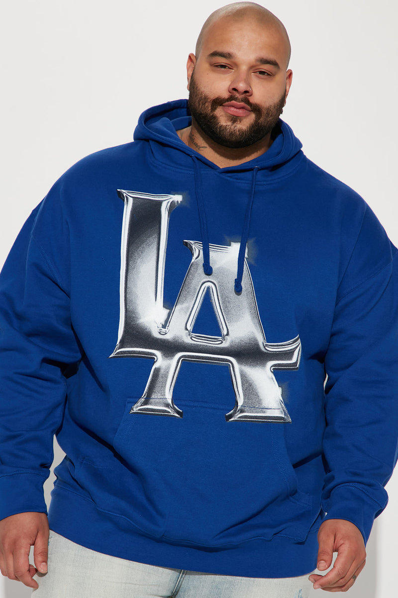 Shirts, Men Tupac La Dodgers Royal Hoodie Los Angeles