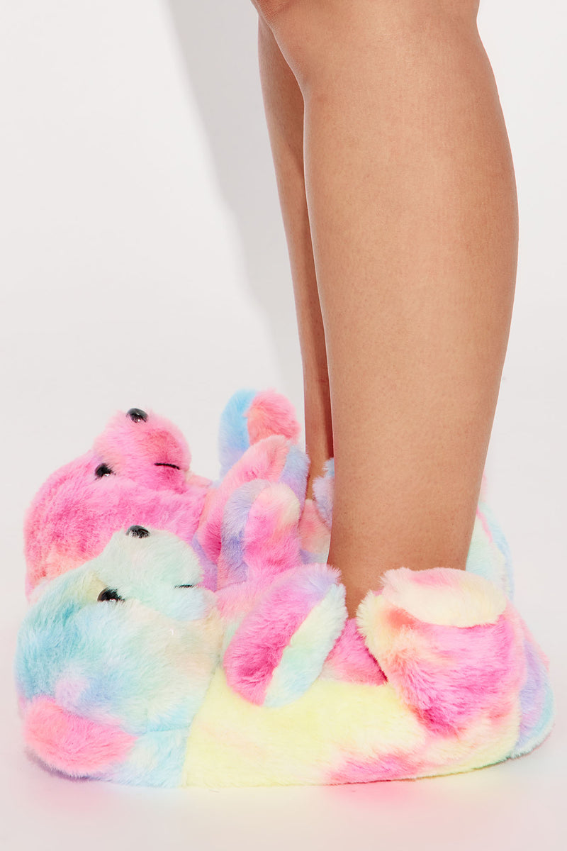 Be My Teddy Bear II Slippers - Pink, Fashion Nova, Shoes