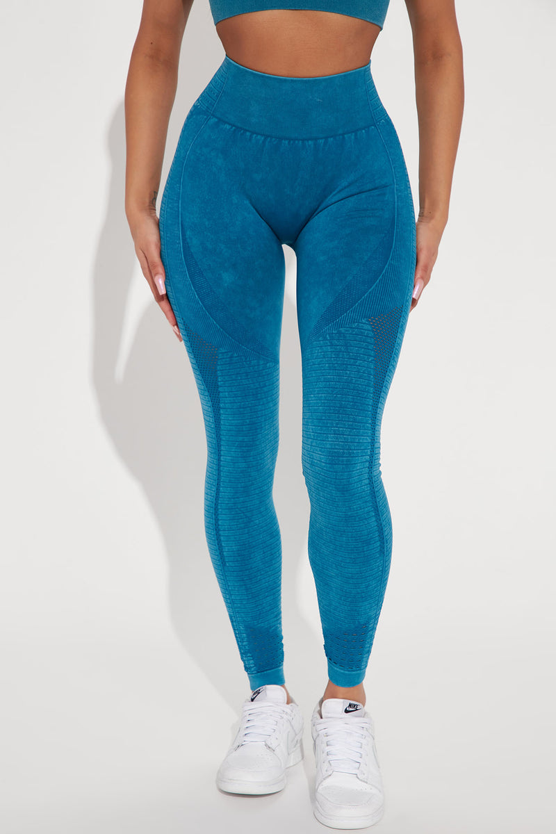 Alphalete, Pants & Jumpsuits, Alphalete Revival Leggings Xs Cayman Blue