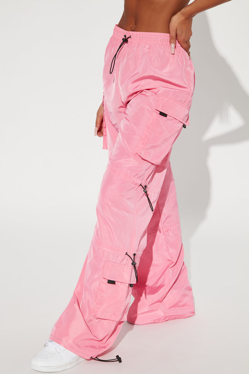 Rush Rush Parachute Pant - Pink, Fashion Nova, Pants