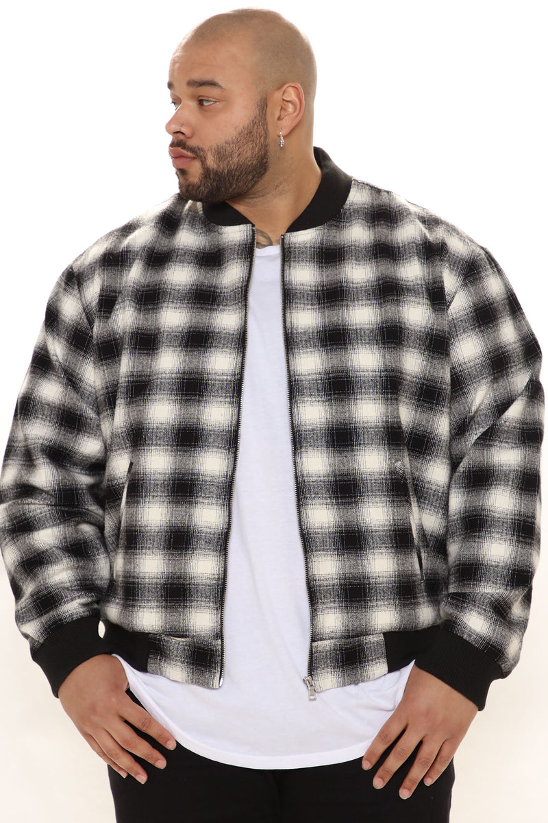 Only NY / Plaid Bomber Jacket ジャケット - ブルゾン