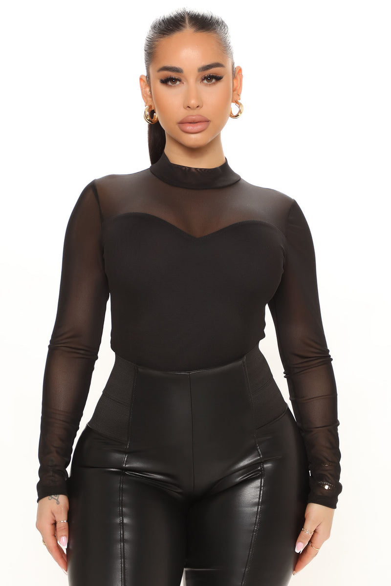 Around The World Bodysuit-Black – Sincerely Yours