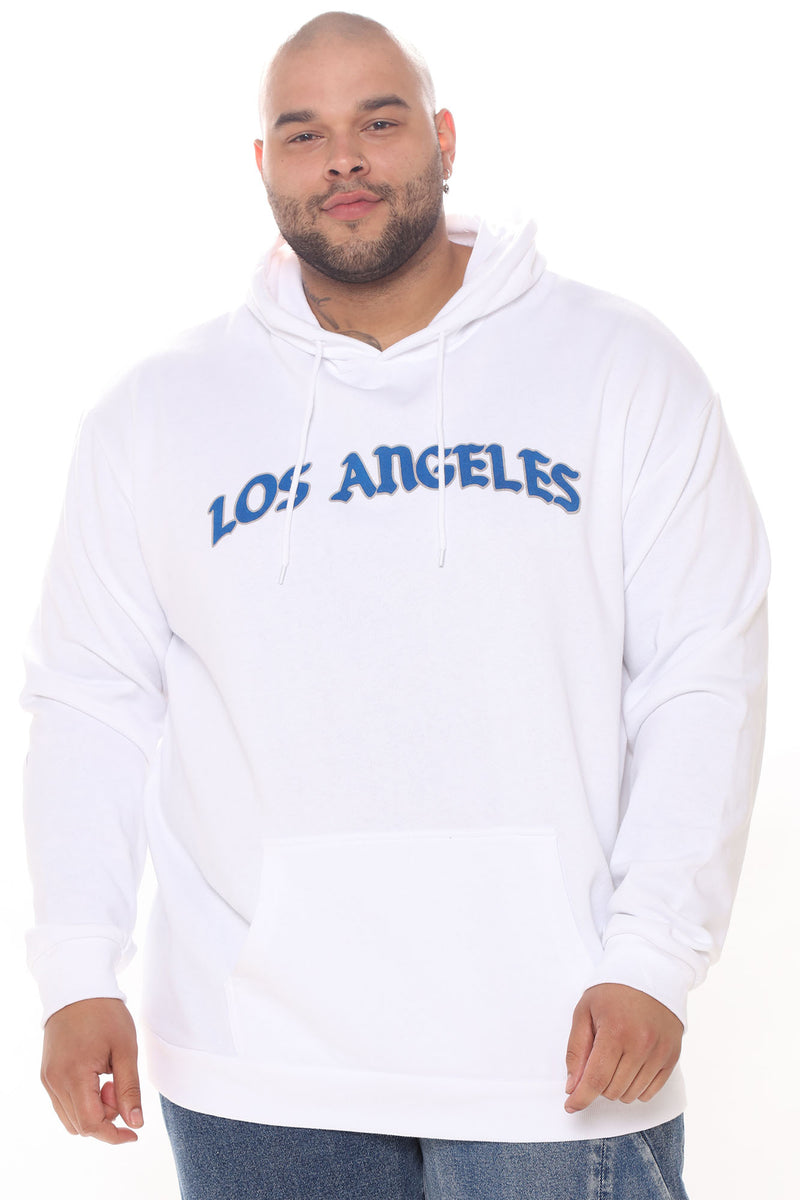 Los Angeles Dodgers LA Blue Destroyed pullover Hoodie Size S