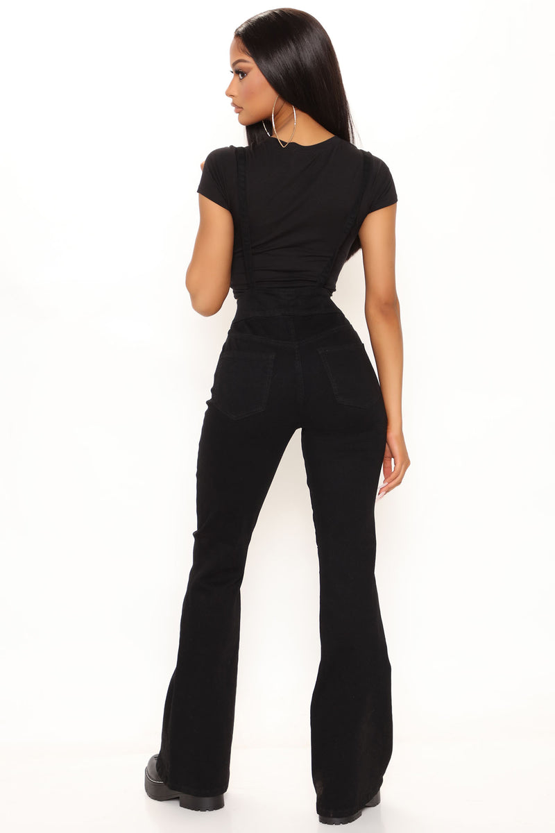 Santorini Super Stretch Flare Jeans - Black, Fashion Nova, Jeans