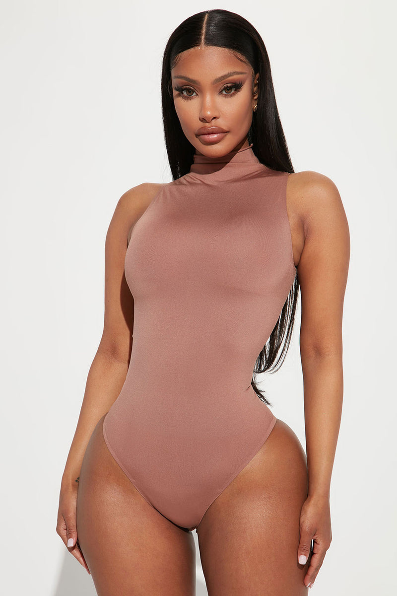 Highly Cinched Sculpt Shapewear Bodysuit - Chocolate