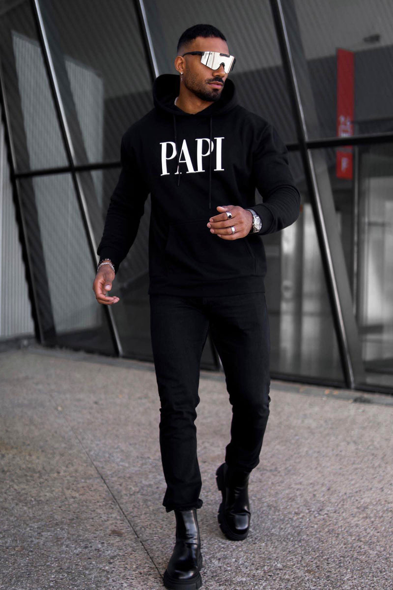 Family Goals Papi Hoodie Black Fashion Nova Mens Graphic Tees