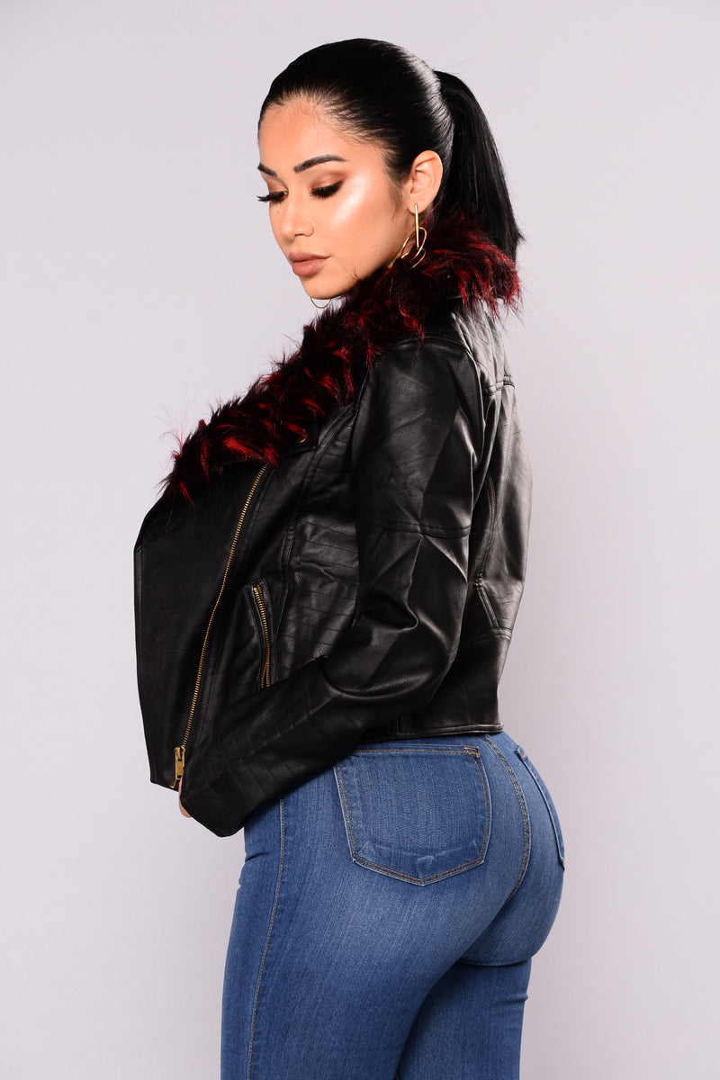 Fashion nova biker on sale jacket