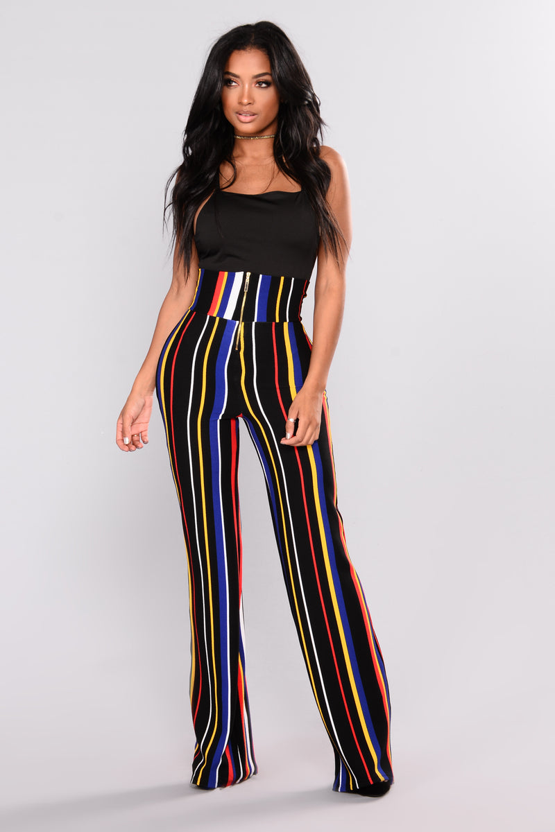 Striped pants fashion hot sale nova