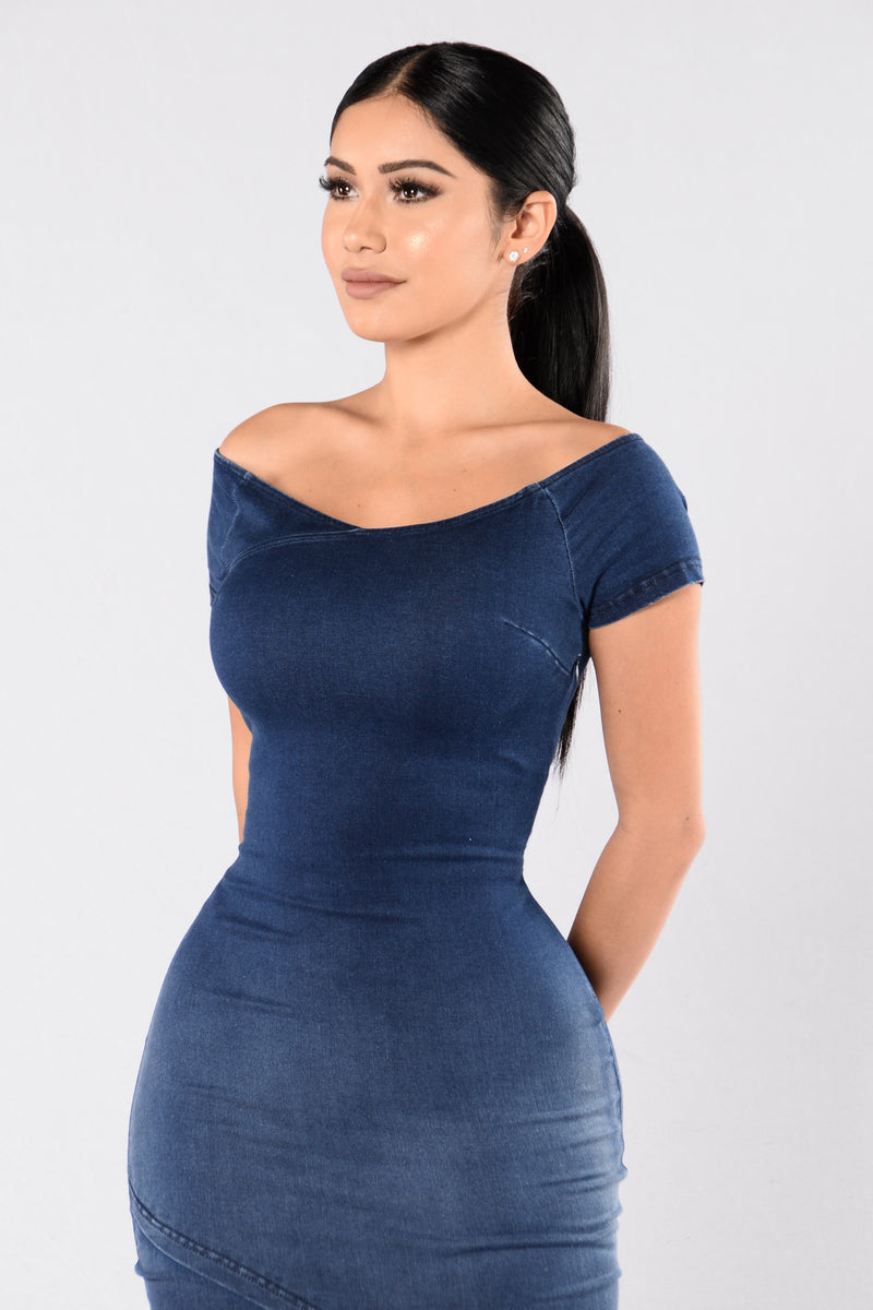 Young Hearts Dress Dark Wash Fashion Nova Dresses Fashion Nova