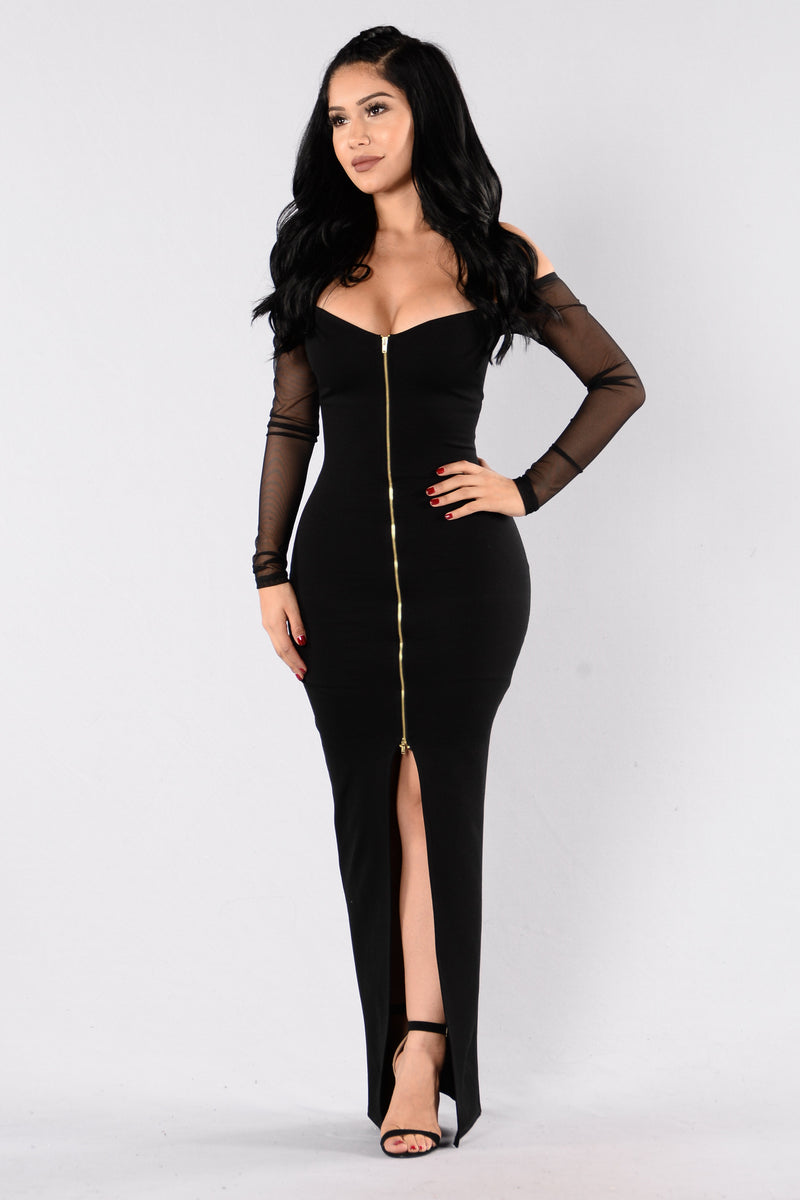 Fashion nova robe discount noire