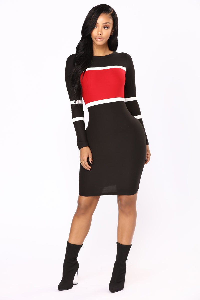 Kacie Midi Dress Black Fashion Nova Dresses Fashion Nova 5372