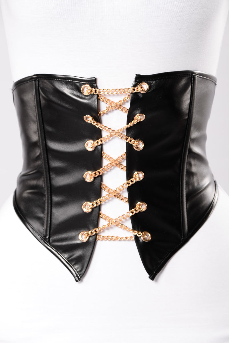 Keeping It Snatched Corset Belt - Black, Fashion Nova, Accessories