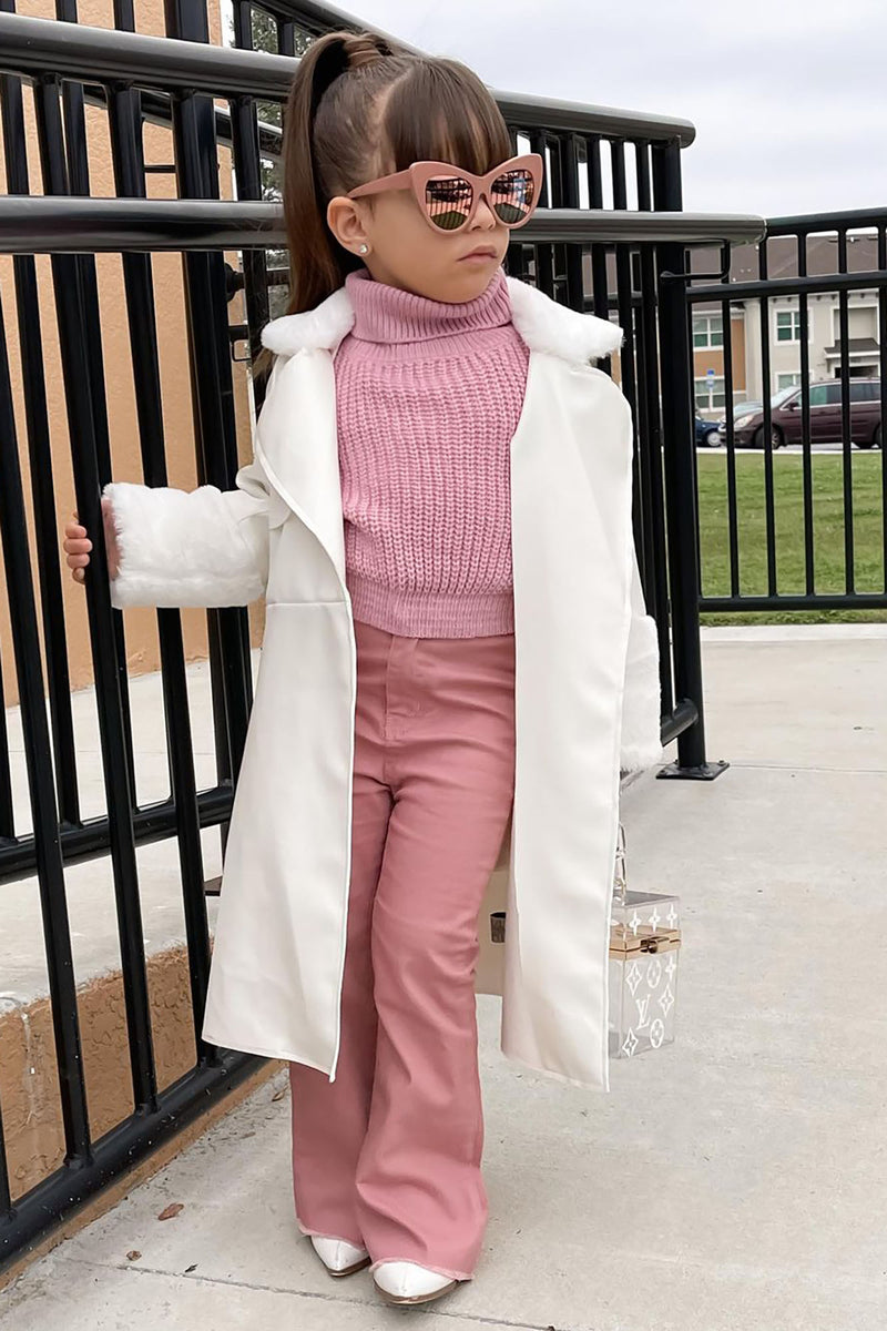 Mini Mystery Solved Extreme Bell Bottom Jeans - Blush - Pink, Fashion Nova,  Kids Pants & Jeans