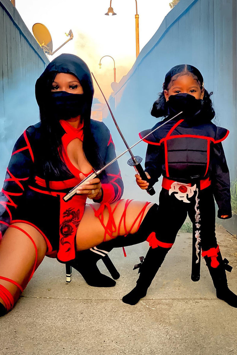 diy ninja costume women