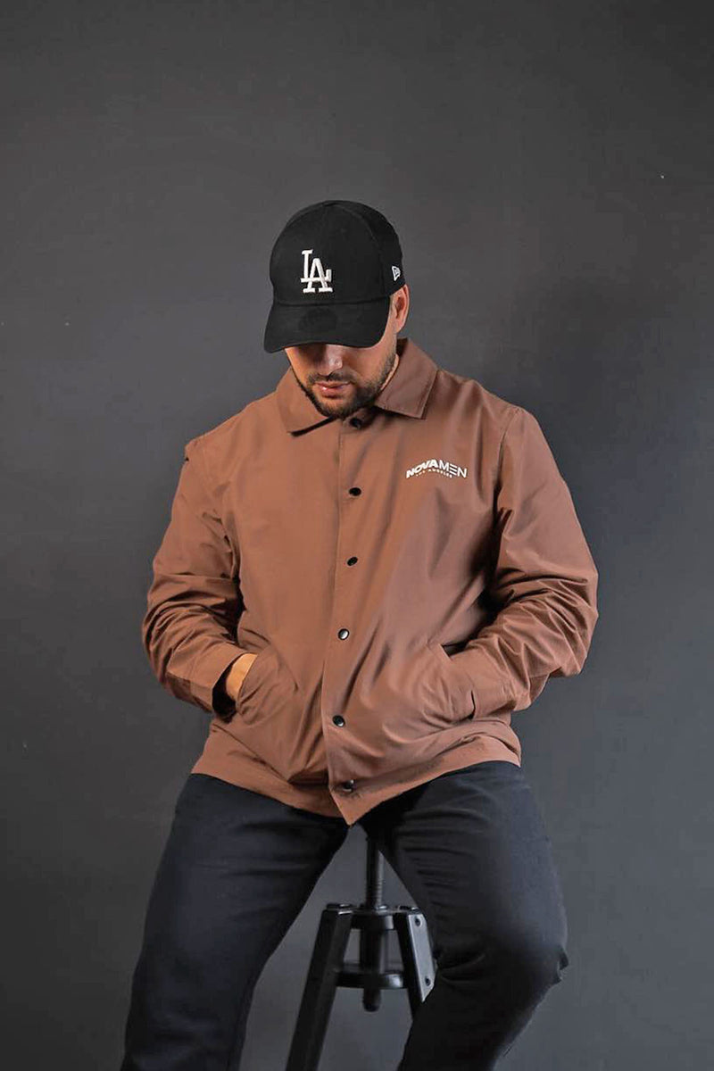 NovaMen Coaches Jacket - Brown | Fashion Nova, Mens Jackets