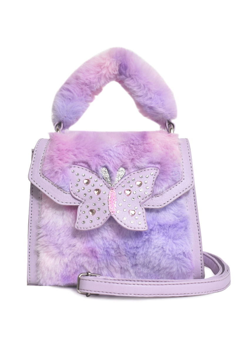 Purple Small Faux Fur Handbag (Cute)  Faux fur handbag, Fur clutch bag, Purple  handbags