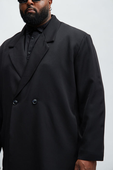 Anchor Double Breasted Suit Jacket - Black | Fashion Nova, Mens 