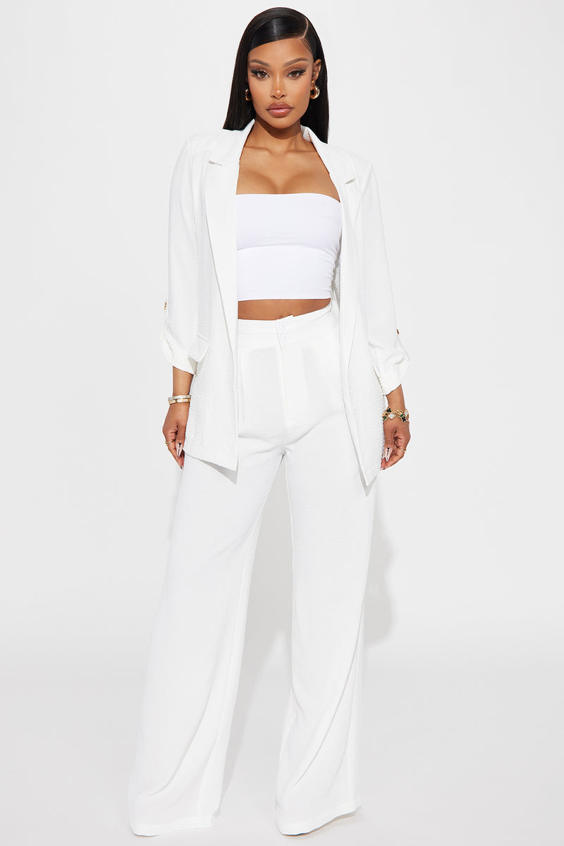 Brittany Blazer Set - White | Fashion Nova, Matching Sets | Fashion Nova