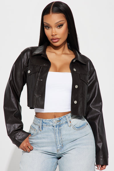 On My Way Cropped Jacket - Silver